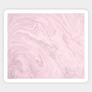 Pink rosegold marble Sticker